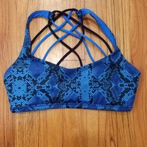 Lululemon snake skin bra